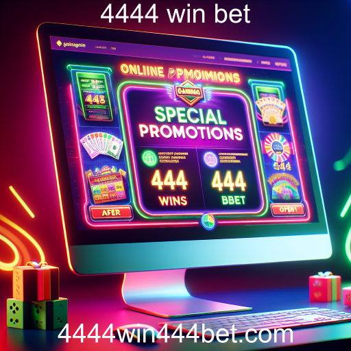 Descubra as Promoções Especiais do 4444 Win Bet